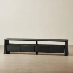 Dunstan Black Ash Veneer Entertainment Unit