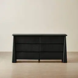 Dunstan Black Ash Veneer Dresser
