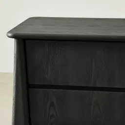 Dunstan Black Ash Veneer Dresser