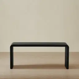Reeves Black Ash Veneer Ottoman Table