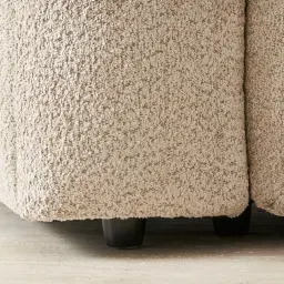 Montego Mid Beige Woven Fabric 3 Pieces Modular Dual Electric Recliner