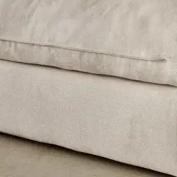 Macie Cream Oatmeal Fabric 5 Pieces Modular Corner Sofa