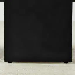 Grayson Matte Black Entertainment Unit with Matte Emerald Green Sintered Stone Top