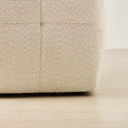 Amity Stone Cream Woven Fabric 4 Pieces Modular Sofa with Right Chaise