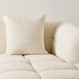 Amity Stone Cream Woven Fabric 4 Pieces Modular Sofa with Right Chaise
